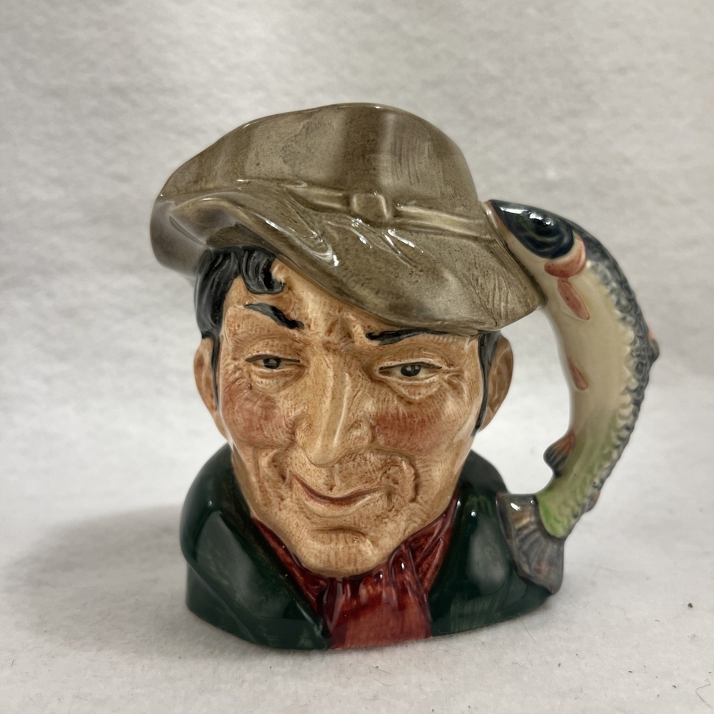 Royal Doulton Toby Mug Jug THE POACHER D6464 England 1954 3.5" Vintage